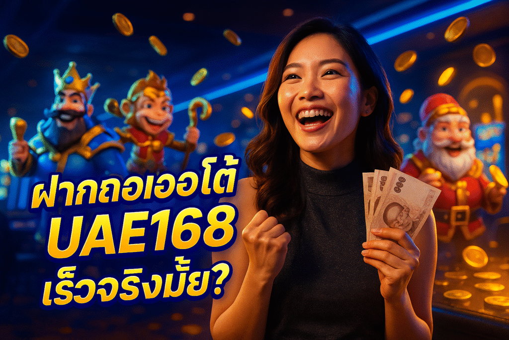 ฝากถอนออโต้ UAE168 เร็วจริงมั้ย?