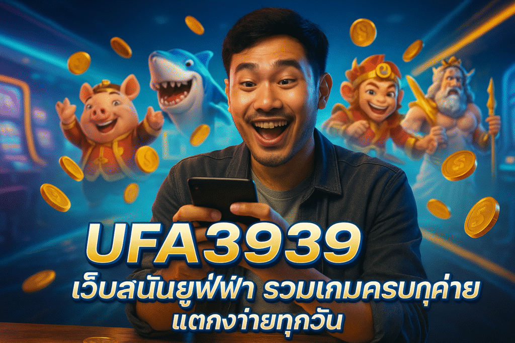 UFA3939 เว็บคาสิโนยูฟ่า รวมเกมครบทุกค่าย แตกง่ายทุกวัน